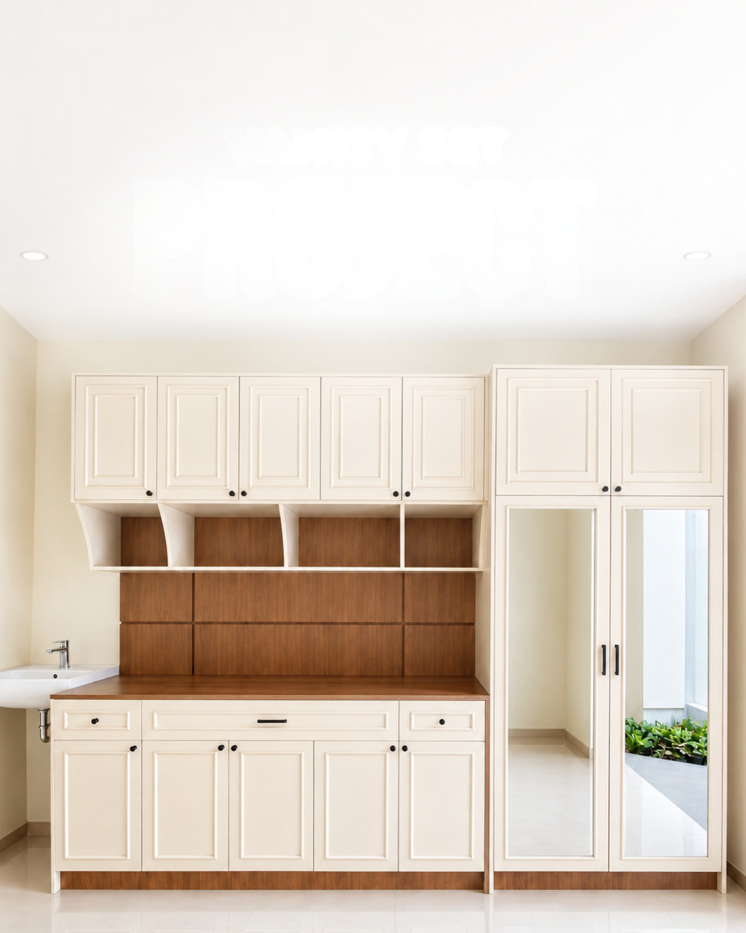 Wardrobe and Vanity Unit
