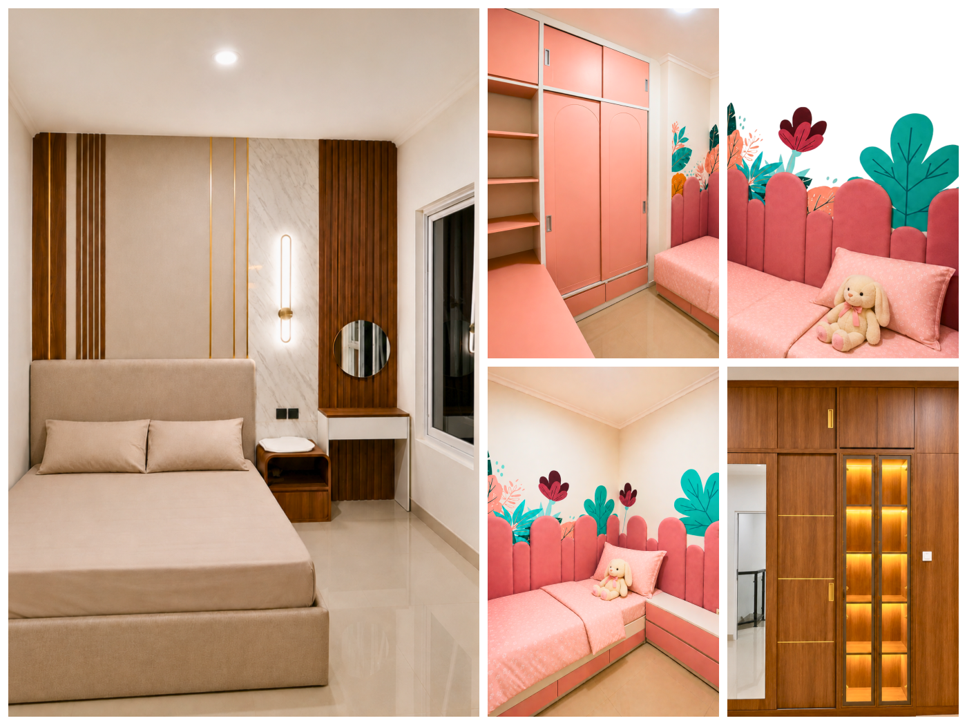 Bedroom Interior Collage