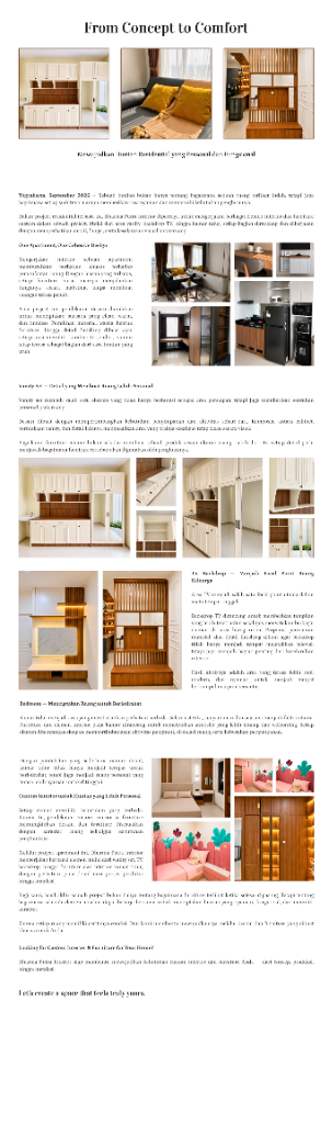 From Concept to Comfort Full Poster